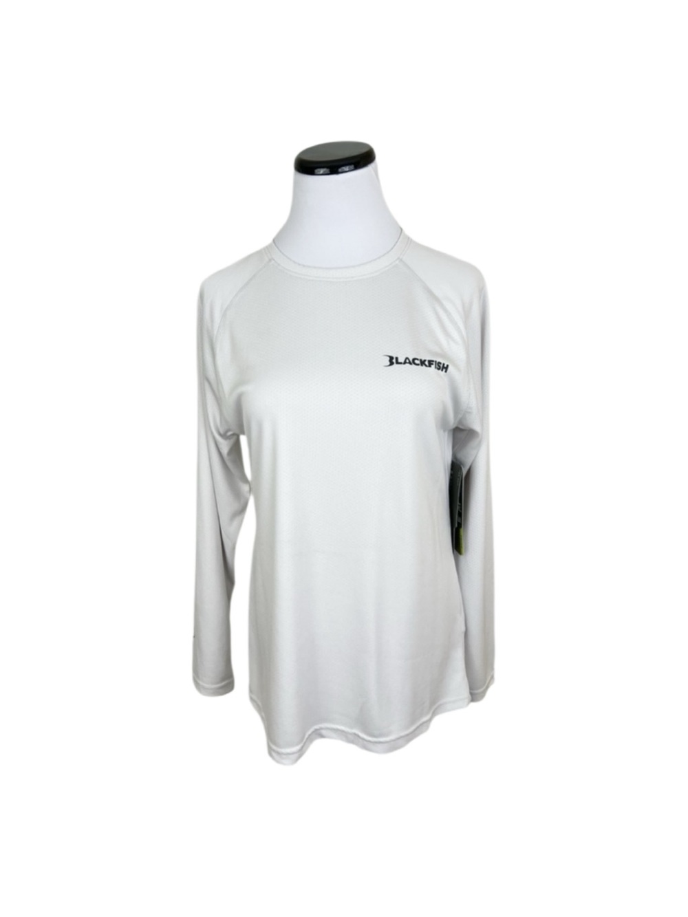 Blackfish Womens Guide Profile Long Sleeve T-Shirt Light Gray Size Small